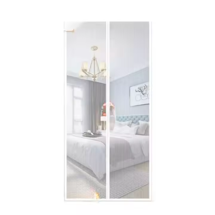 Mosquitera antimosquitos para puerta cierre magnético de 90 cm x 210 cm,110 x 220 cm ,120 x 220 cm, 130 x 220 cm y 140 x 240 cm - 1