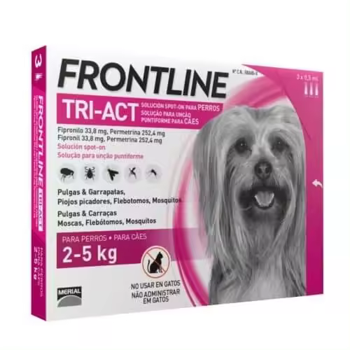 Pipetas para perro pequeño de 2 - 5 kg 3 pip - 1