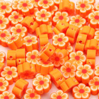 20/50/100pcs Bolas De Arcilla Polimérica 10mm Bolas De Flor Hechas a Mano Separadores Para Fabricación De Joyas Pendientes Accesorios DIY - details 6