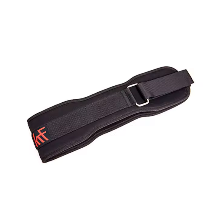Cinturon Nylon Levantamiento Peso Krf  Negro Talla L - 1
