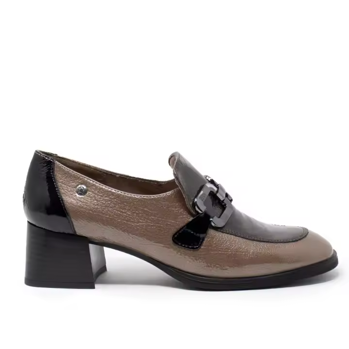 SAMBORI 4450 Mocasines y náuticos mujer 29769 23I MOCASIN ADORNO ESTRIBO TOPO MULTI - 1