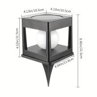 Luz Solar Para Jardín 1pc Iluminación LED Para Exterior Adecuada Para Caminos Y Jardines Protección IP65 Instalación De Montaje Tamaño 5m Fuente De Energía Solar - details 0