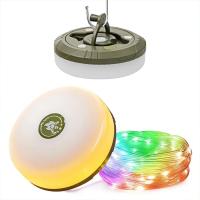 Tira De Medición LED Recargable USB Solar RGB Y Cálida Luz De Camping Picnic Decoración De Restaurante Y Tent 10M Luz De Cadena Portátil - details 10