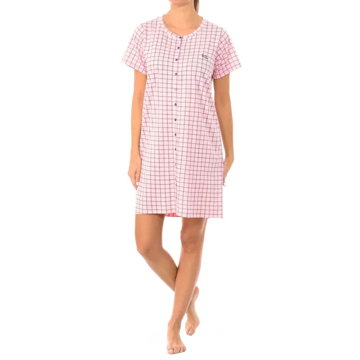 Kisses and Love-Camisón de Algodón Manga Corta KL45000 para Mujer - 1
