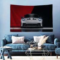 Bandera De Decoración Para Habitaciones Con Diseño De Porsche 911 GT3 Origen China Madera De Bambú Sin Embalaje Peso Nulo - details 5