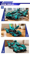Coche De Bloques Constructibles ToylinX 1:14 Diseño Tecnológico Cool Regalo De Cumpleaños Halloween Navidad Para Amigos Material ABS Duradero Y Ecológico IncluyeInstrucciones Y Pegatinas Adecuado Para Adolescentes Y Adultos - details 12