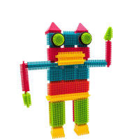 Juguetes De Bloques De Construcción DIY Para Niños Educativos Interactivos De Modelado Con Bloques Interconectables Para Niños Pequeños Asamblea Familiar - details 9