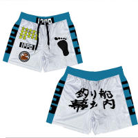 Shorts De Playa Para Hombre Con Estampado Anime Fitness Entrenamiento Deportivo Ropa Casual Verano Mujer Gimnasio Correr Mesh - details 6