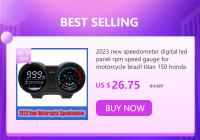 Tablero Digital Impermeable Para Motocicleta Medidor De Combustible Y Voltaje Para Suzuki GN125/150 Instrumento Metálico - details 0