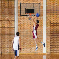 SPORTNOW Canasta de Baloncesto con Red Aro de Baloncesto de Pared con Tablero y Marco de Acero para Uso en Interiores y Exteriores 113x61x73 cm Negro - details 1