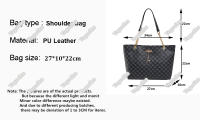 Bolso De Hombro Para Mujer Gran Capacidad Otoño Invierno 2024 Bolso De Mano Con Tassel Cierre De Cremallera Material PU Y Poliéster - details 0