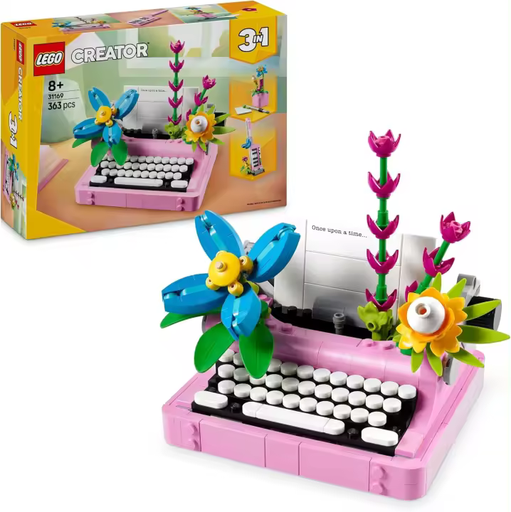 Lego 31169 Maquina de Escribir con Flores Lego Creator - 1