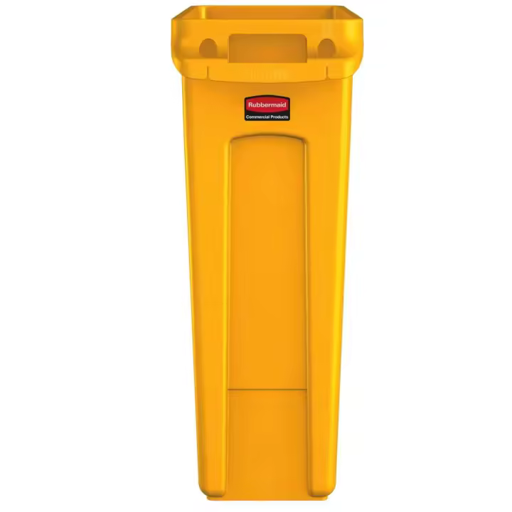 Rubbermaid Contenedor Slim Jim® con ventilación 87 l amarillo - 1