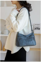 Bolso De Hombro Para Mujer De Cuero Sólido De Alta Calidad Bolso Cruzado De Lujo 2024 Bolso De Mano Casual De Diseñador Bolsos De Tope - details 7