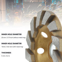 Discusión De Enchufe De Diamante De 4 Pulgadas Para Máquina De Molienda Con 6 Orificios Herramienta De Corte De Cerámica Y Piedra De Granito Para Metalworking - details 4