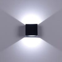 Lámpara De Pared LED 6W 12W Impermeable Para Interior Y Exterior Iluminación Para Dormitorio Balcón Jardín Porche AC110V 220V Moderna De Aluminio - details 5