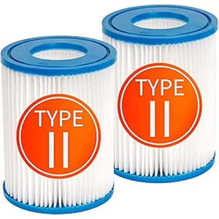 YUMO HOUSE-Bestway 58094 - Pack de Filtros De Cartucho Tipo II Para Depuradora De Cartucho 2.006 Litros/hora Blanco 10.6 X 13.6 Cm / Pack de Filtres de Cartutx Tipus II Per a Depuradora De Cartutx 2.006 Litres/hora Blanc 10.6 X 13.6 Cm - 1