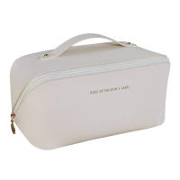 1-4 Uds Bolsa de Cosméticos de Viaje de Gran Capacidad, Bolsa de Maquillaje de PU, Bolsa de Lavado de Viaje Multifuncional y Portátil de Viaje con Asa y Cremallera, para Viajes, Baño - details 9