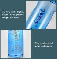 Botella Deportiva De Agua Con Filtro Grande 2L 3L Capacidad Eco-amigable Plástico BPA Libre Portátil Para Fitness - details 11