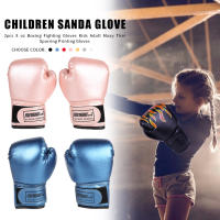 Guantes De Boxeo Para Niños 2Pcs Entrenamiento De Golpes Sparring De Kickboxing Protección De Mano Mitts Azul Negro Rojo Fitness - details 7