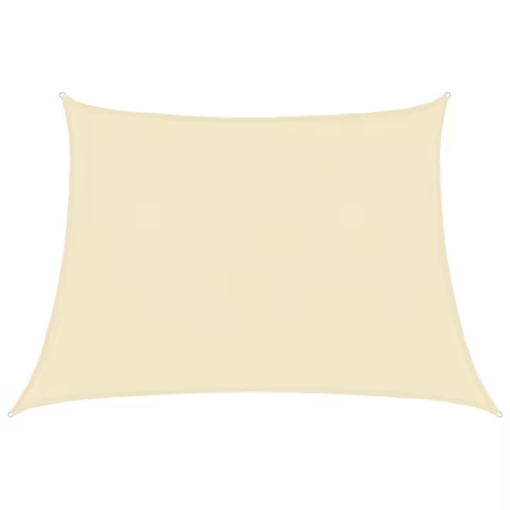 Toldo de Vela HDPE color crema 160g/m² 4/5x3m - 1
