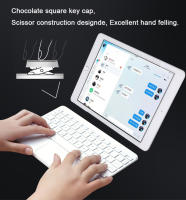Teclado Bluetooth Con Touchpad Para Tablet Android iPad PC Samsung Tab Teclado Inalámbrico Para Computadora Y Tablet Con Soporte Al Pulgar - details 1