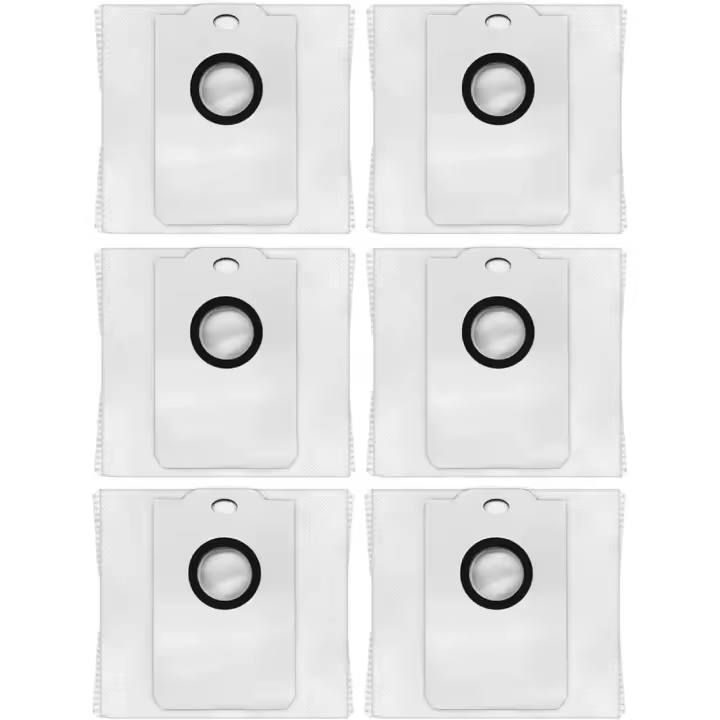 6 Bolsas recambio compatibles con robot aspirador Cecotec Conga 9990 AI Spin Revolution ultra / 10090 - 1