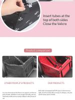Asiento De Coche Para Mascotas Transpirable Plegable Y Lavable Seguro Para Viajes Para Perros Y Gatos Funda De Almohadilla Impermeable Desmontable Accesorios Para Mascotas - details 7