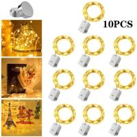 10Pcs Luces De Enredadera LED Para Jardín Con Batería Incluida Decoración De Fiesta De Boda Y Habitaciones Exterior - details 0