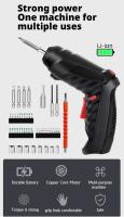Juego De Herramientas Eléctricas Para El Hogar 3.6v Mini Taladro Sin Cable Con Batería De Litio Conjunto De Destornillador Multifuncional Para Reparación Y Mantenimiento - details 0