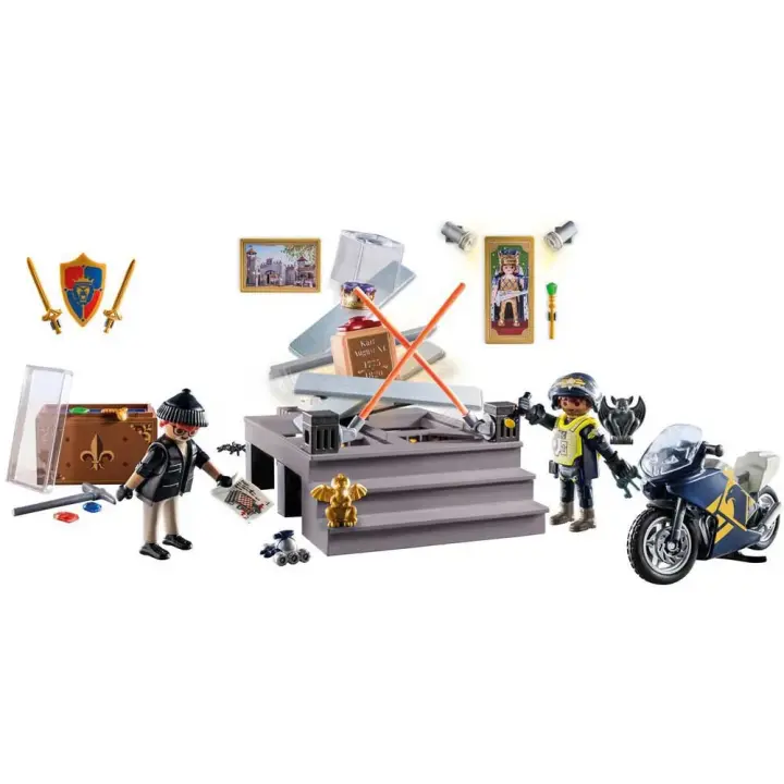 Playmobil Robo Del Calendario De Adviento En El Juego De Construcción Del Museo - 1