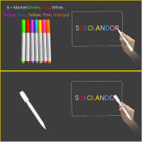 Tablero De Mensajes Rewritable Con Luz Nocturna USB Transparente Decoración De Habitación Lámpara De Escritorio Ornamento Regalo - details 2