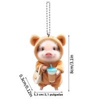 Colgante Decorativo De Cerdo Acrílico 2D Interesante Para Llaves De Coche Regalo Divertido Y Moderno Para Amigos - details 12