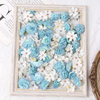 48Pcs Cabezas De Flores Artificiales De Seda Para Decoración De Hogar Fiesta Boda DIY Accesorios De Coronas De Flores Fake Para Decoración De Habitaciones - details 5