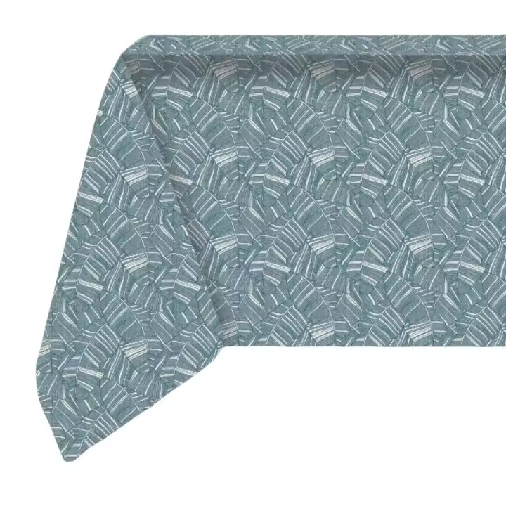 Mantel antimancha impermeable con diseño de flores. - 1