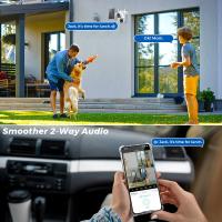 Cámara De Seguridad Solar Wifi 4MP Con Doble Lente Y Pantalla Exterior PTZ Protección Con Batería De 7800mAh Detectores PIR Y ICSee App - details 7