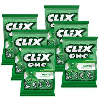 Pack 6 bolsas Clix One chicle con sabor a menta 50g - details 0