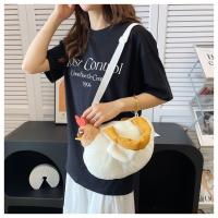 Bolso De Peluche De Pato Duro En Forma De Huevo Con Colgante De Pollo Divertido Kawaii Para Mujeres Regalo De Cumpleaños Bolsa De Mano En Forma De Hen Feo - details 15