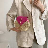 Bolso De Hombro Para Mujer Verano Moda Hecho a Mano De Paja Cruzbody Pequeño Mensajero Viaje Playa Tassel Bolso Monedero - details 4
