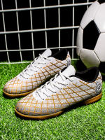 Zapatos De Fútbol Profesionales Para Adultos Duros Antideslizantes Deportivos Interiores Bajo La Rodilla Material PU Tela De Poliéster Suela De Goma - details 8