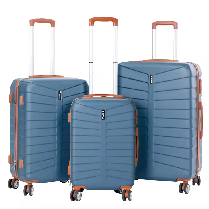 T-LoVendo - Juego de 3 Maletas Viaje Rígidas ABS con Ruedas 360° | Trolley Maleta de Cabina Ligero y Resistente | Equipaje de Mano - Cabina - 1