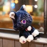 Muñeco De Peluche Gato Anime Genshin Impact Wanderer Mascota Scaramouche Juguete Para Niños Muñeco De Cosplay Regalo De Peluche Suave Para Adultos Y Niños - details 4