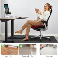 Alfombra De Silla De Computadora Antideslizante Autoadhesiva Protectora Para Escritorio Y Juego Resistente Al Desgaste Matriz De Bambú - details 4
