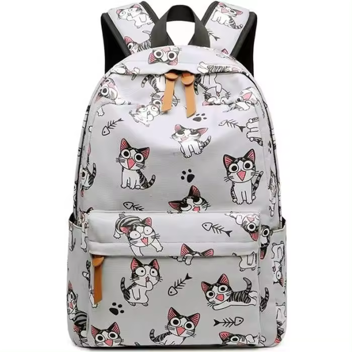 Mochipa para Niños-AMOUNE-Primaria-Gris-Lona - 1
