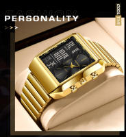 Reloj Militar FOXBOX Para Hombre De Lujo Cuadrado Digital Resistente Al Agua Y Shock Con Display LED Y Cuarzo Moda Deportiva - details 1