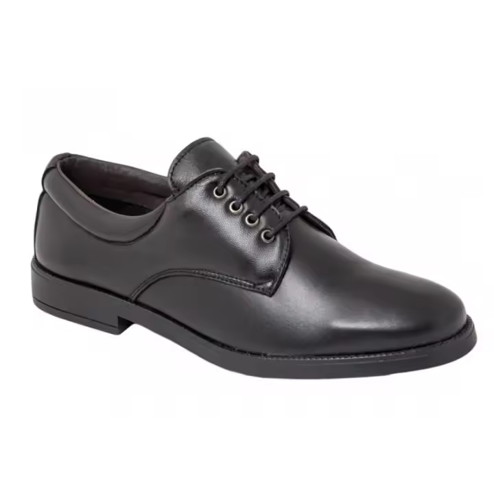 Maxi Confort. Zapato Piel Clasico y Cómodo Suela De Goma Referencia: 01 Negro Maxi Confort Clasico zapato cómodo con cordón fabricado en piel negro. Planta de piel y forro textil.  * Suela resistente. * Fabricado en España. - 1