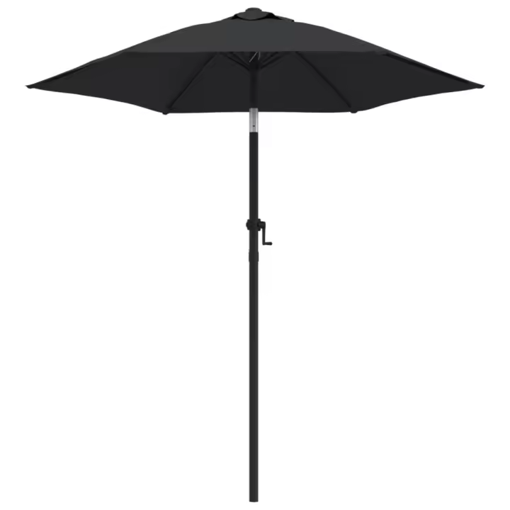 Sombrilla de Aluminio Negro 200x224 cm - 1