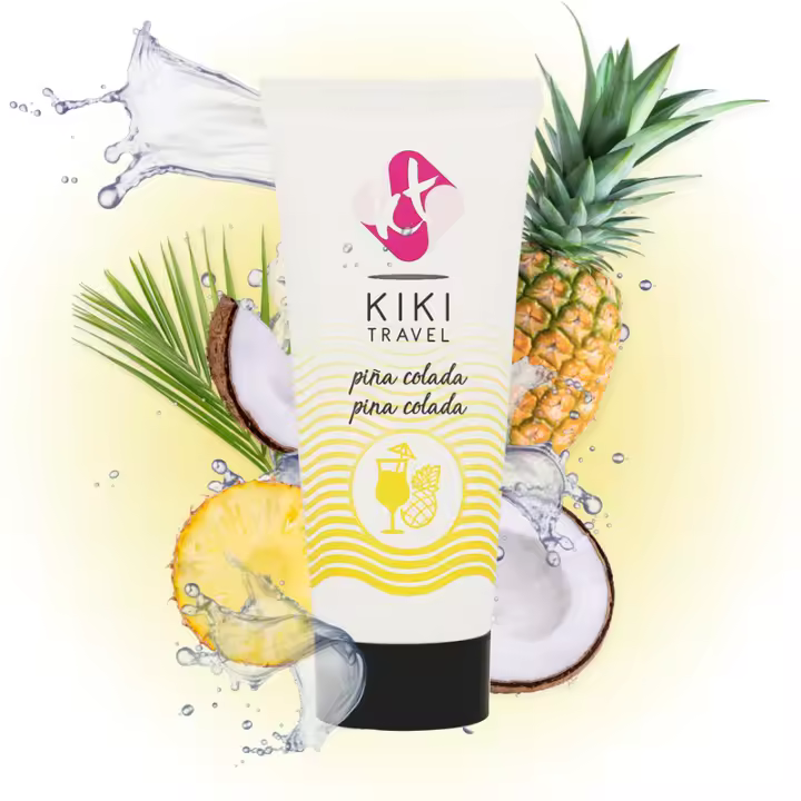 Lubricante Sabor Piña Colada 50 ml Kiki Travel - 1