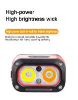 Linterna Frontal Recargable Con Sensor De Movimiento LED Brillante Para Exteriores Lámpara De Emergencia Para Camping Y Pesca - details 2