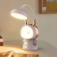 Lámpara Nocturna Recargable Con Modos De Iluminación Variados Protección Ocular Diseño Flexible De Tubo Culebrudo Dibujos Animados Lindos Lectura En La Mesa - details 11